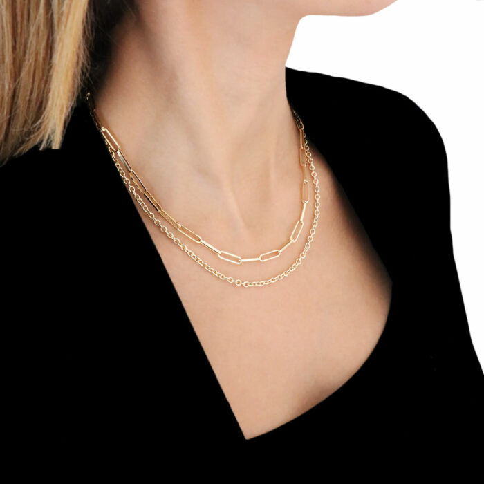 Collier Double Chaîne – Image 2