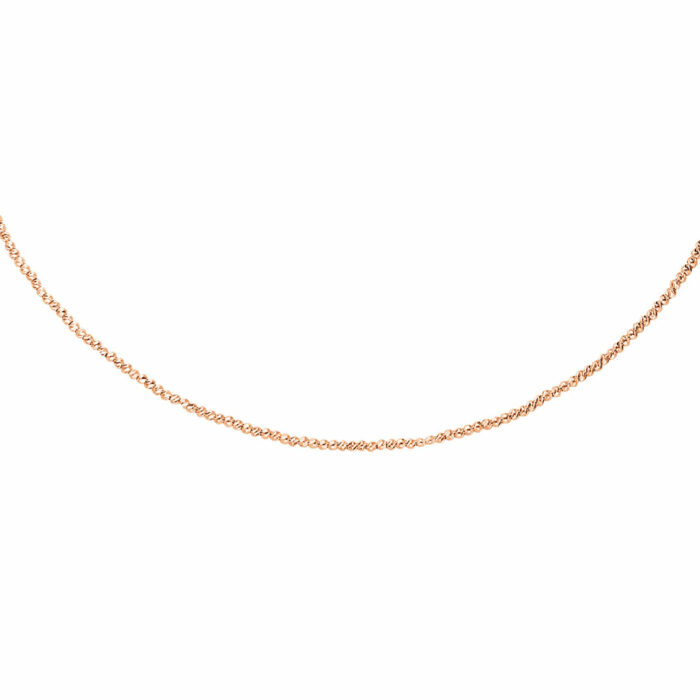 Collier or rose boules