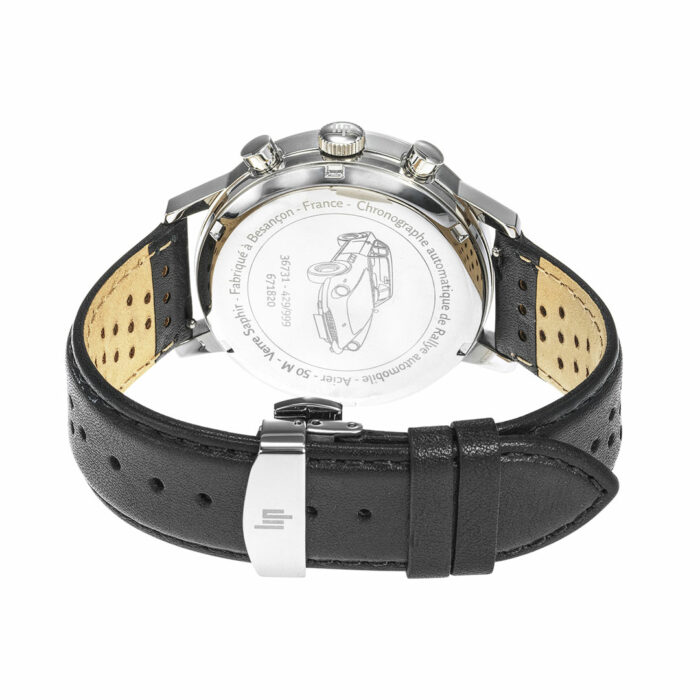 Montre LIP Bracelet Cuir Noir 671820