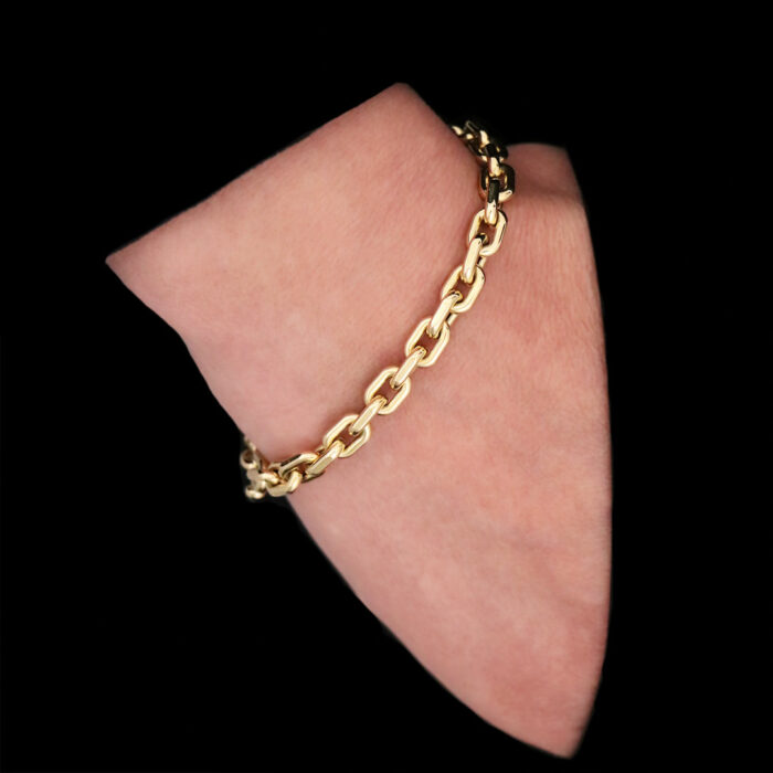 Bracelet Grosse Maille Or