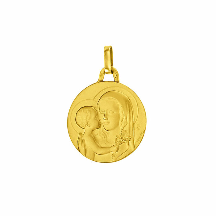 Médaille Vierge à l'Enfant 18mm