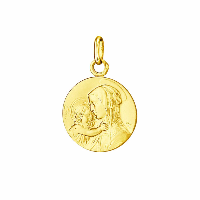 Médaille Vierge à l'Enfant 16mm