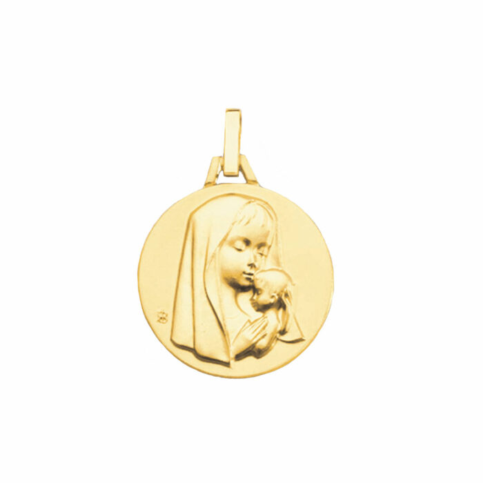 Médaille Vierge à l'Enfant 18mm