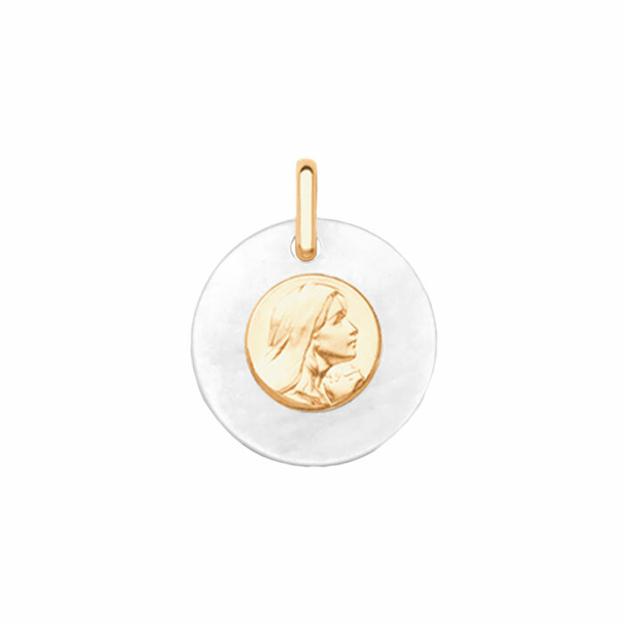 médaille vierge priere