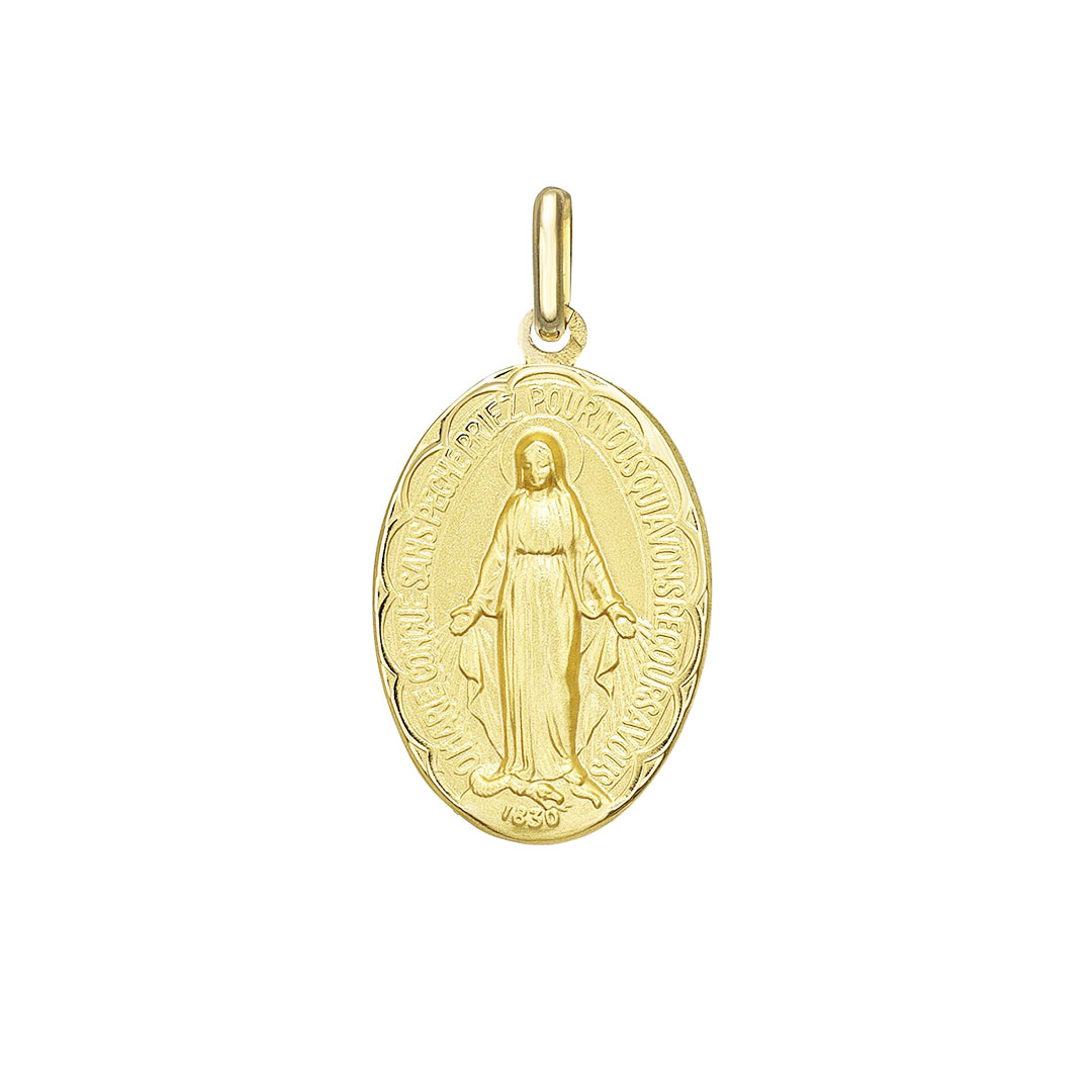 medaille-vierge-miraculeuse-or-19mm Médaille Vierge Miraculeuse