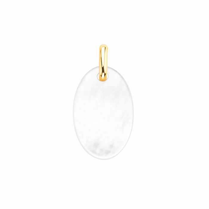 Médaille Nacre avec Croix 18mm – Image 2