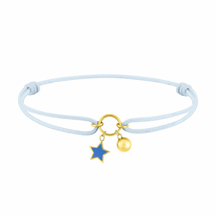 Bracelet Cordon Azur