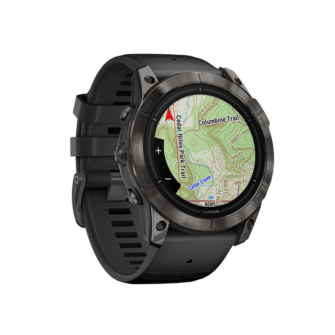 Soldes Garmin Epix™ Gen 2 saphir titane bracelet noir 2024 au