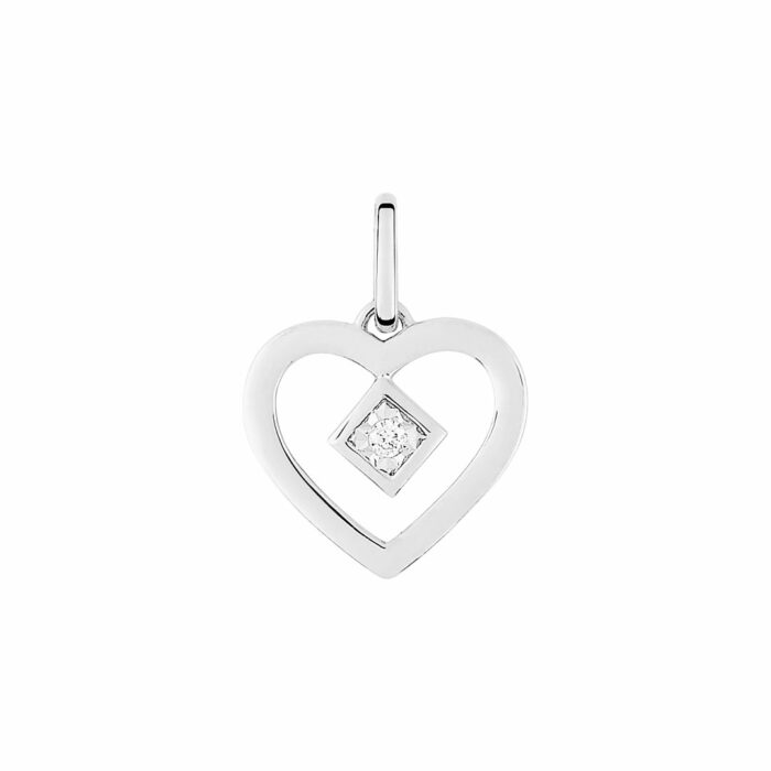 Pendentif Coeur Solitaire