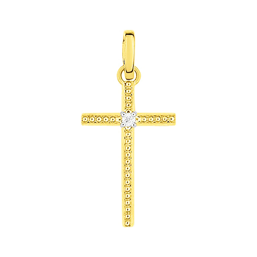 Pendentif Croix Diamant