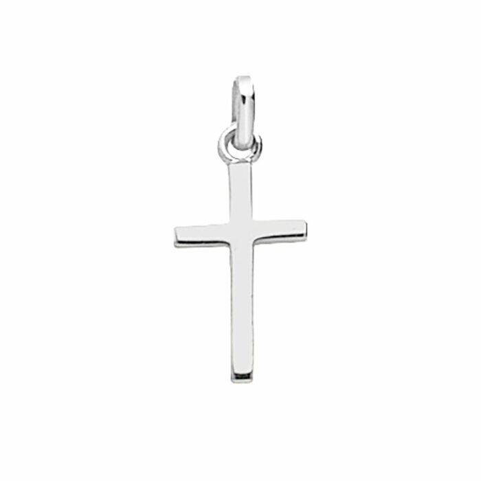 Croix or blanc 18 carats