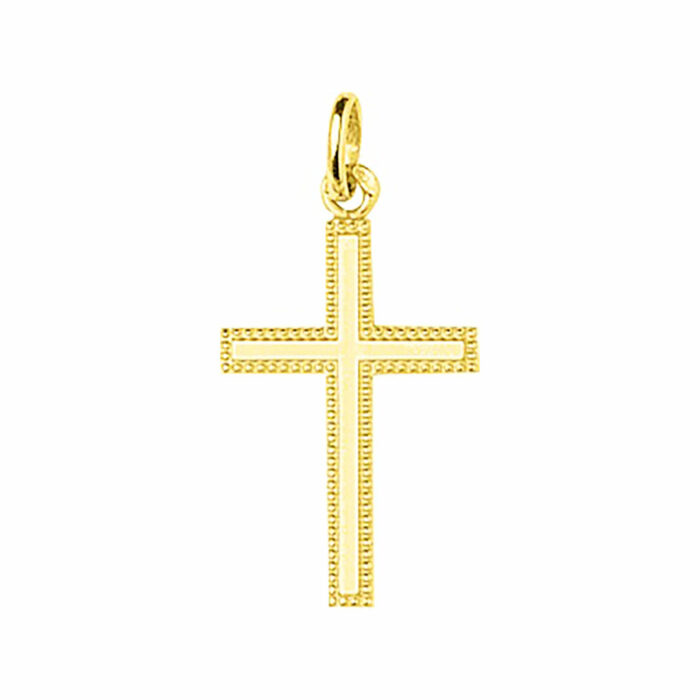 Croix or jaune 18 carats