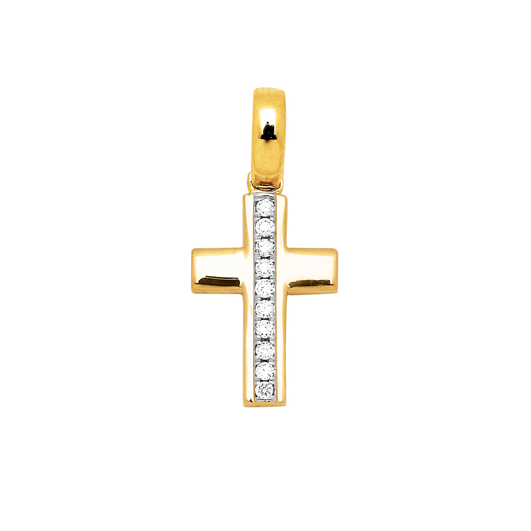 Pendentif Croix Diamant