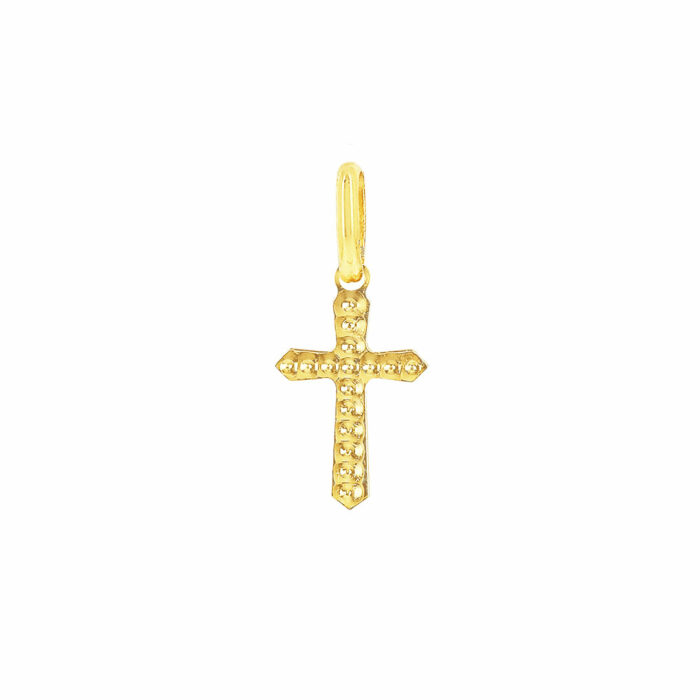 Pendentif Croix  Ciselée 11mm