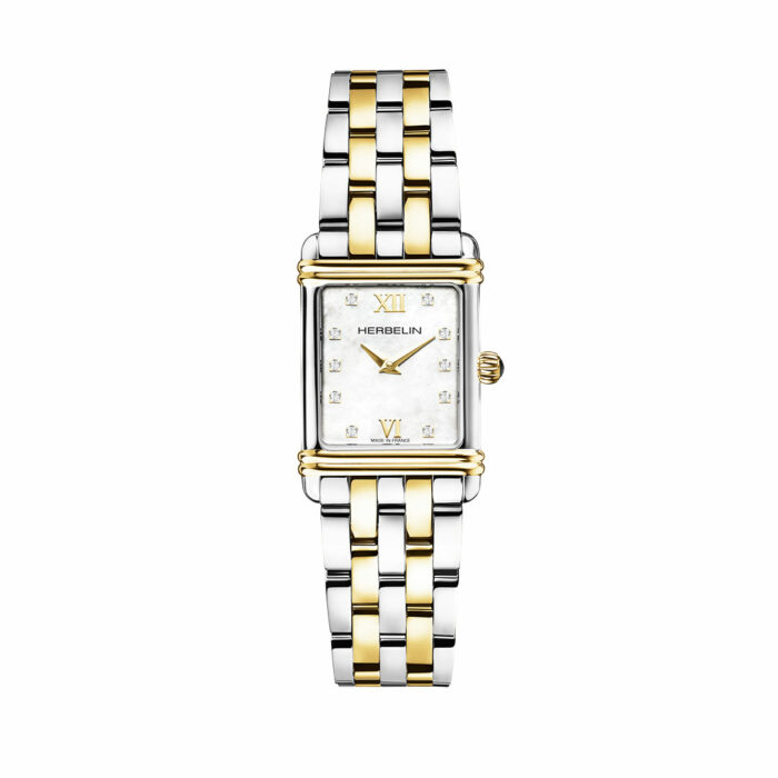 Montre Nacre Bicolore