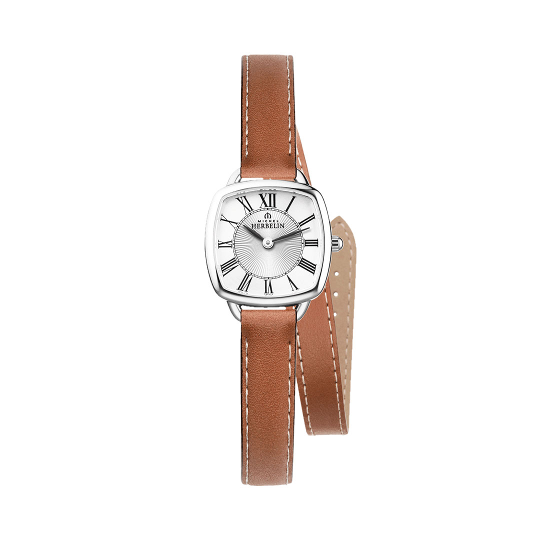 montre fine herbelin double tour