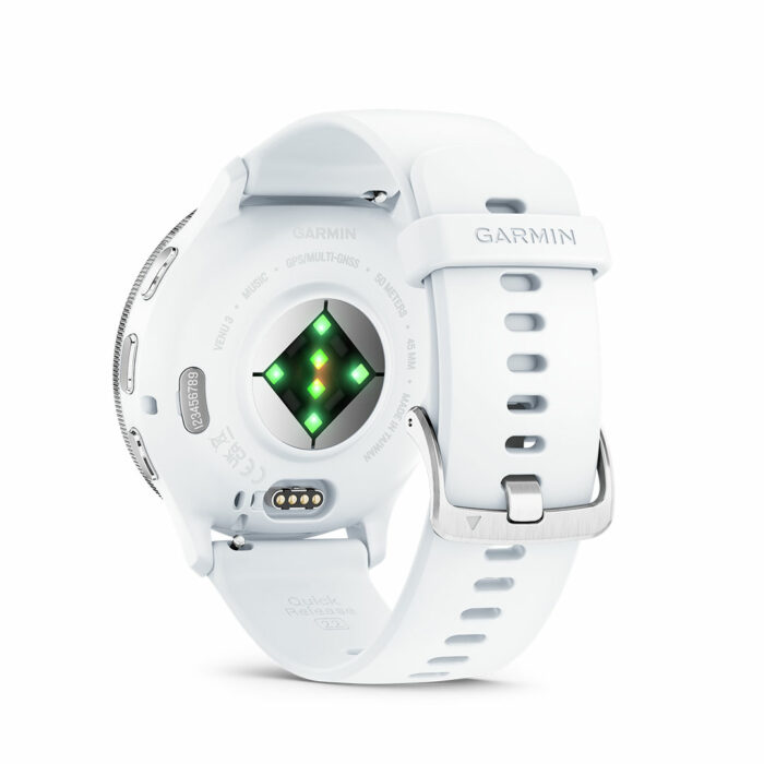 Venu 3, Silver avec bracelet blanc