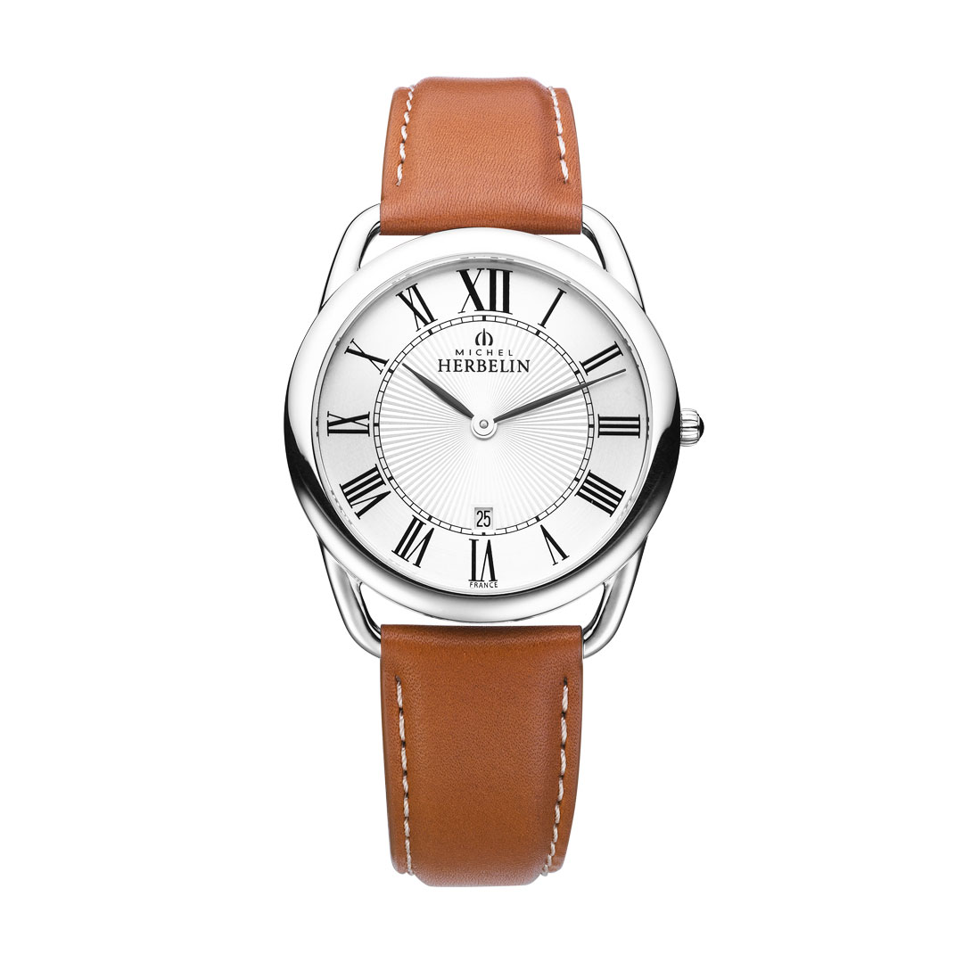 montre herbelin 19597 cuir