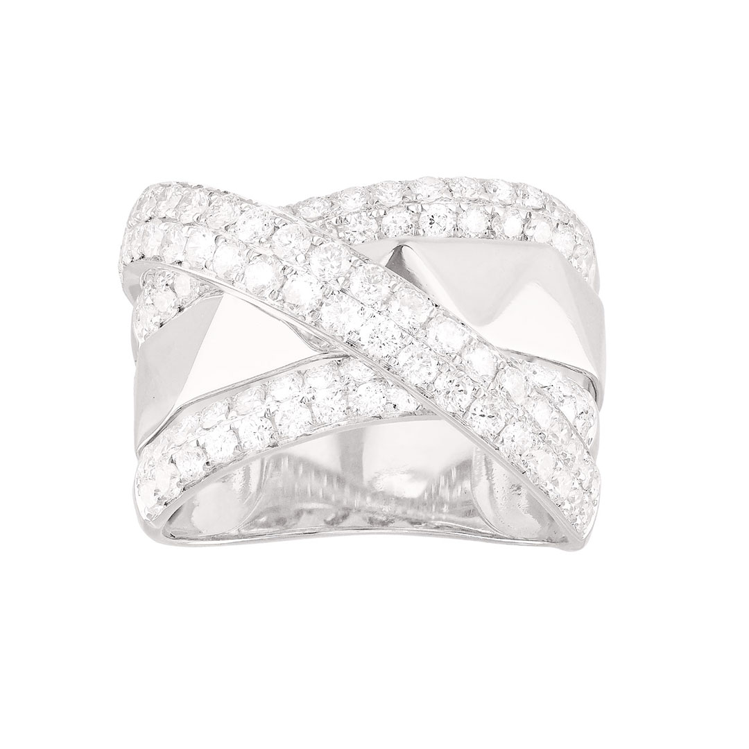 bague-femme-luxe-or-blanc Bague or rose diamant noir