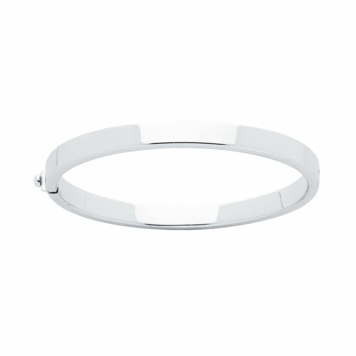 Bracelet Jonc Or Blanc