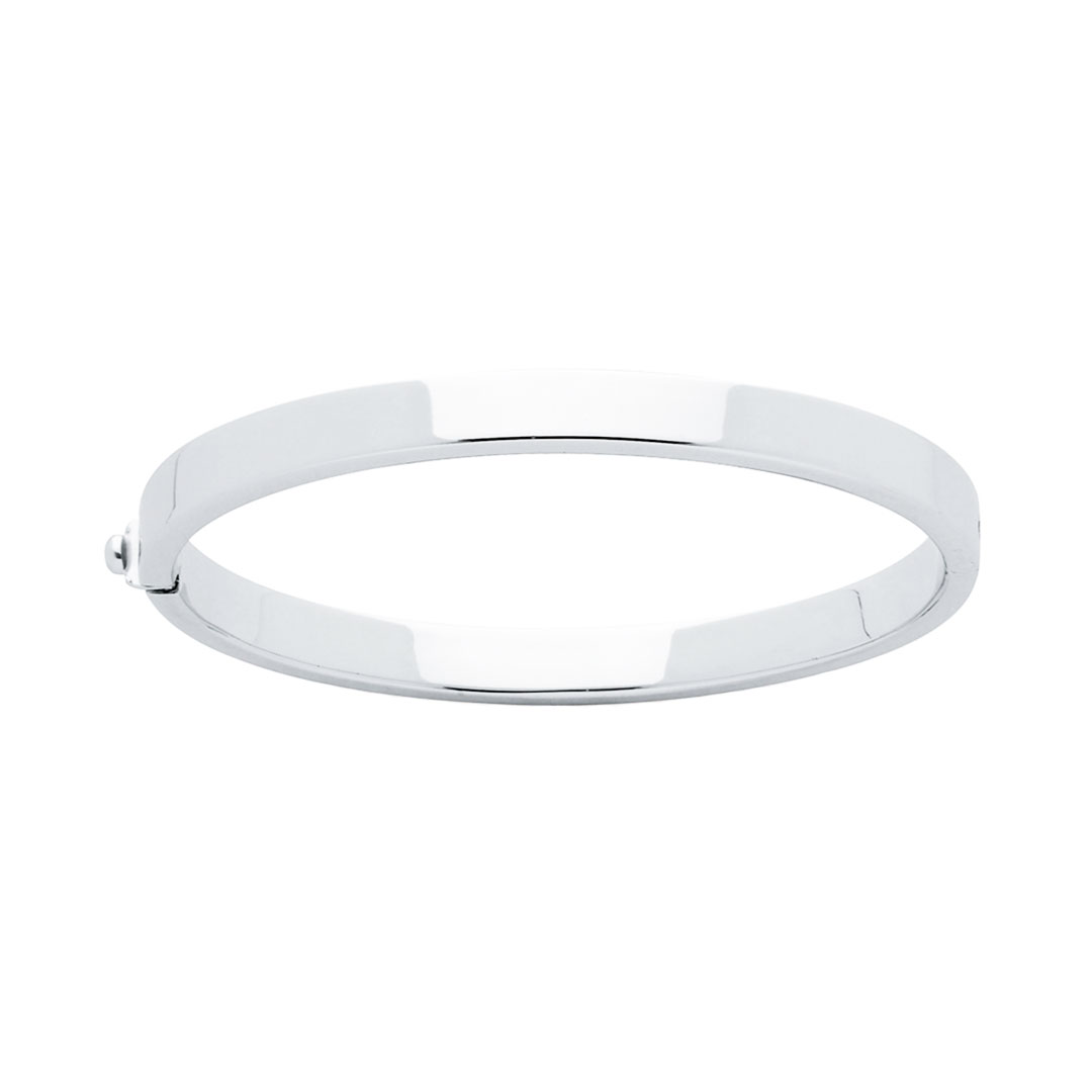 Bracelet Jonc Or Blanc