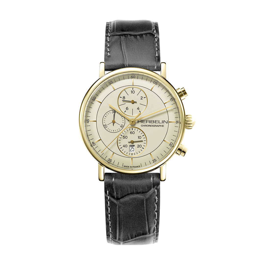 montre herbelin 35647P17GR chronographe