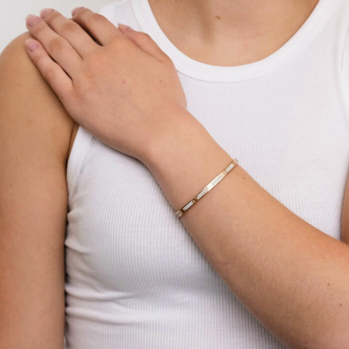Bracelet Cartier LOVE Pavé - Or Jaune Diamant – Image 2