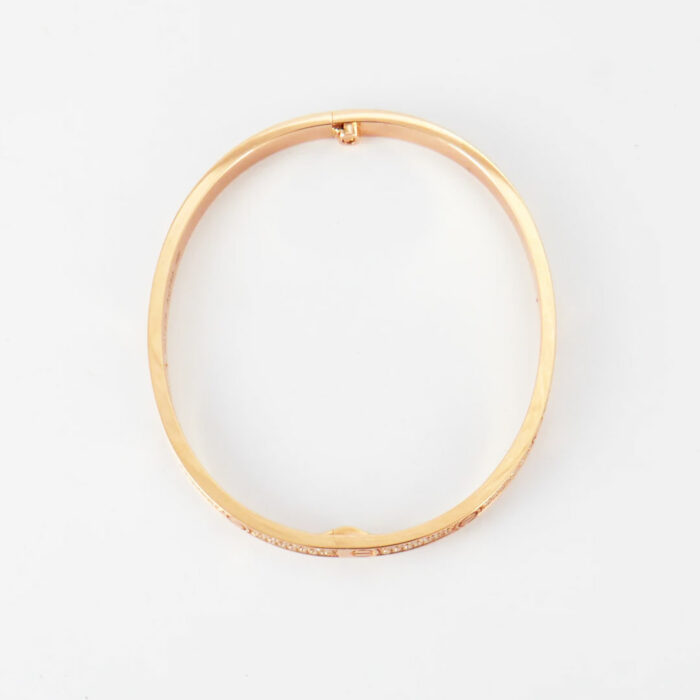 Bracelet Cartier LOVE Pavé - Or Jaune Diamant – Image 5