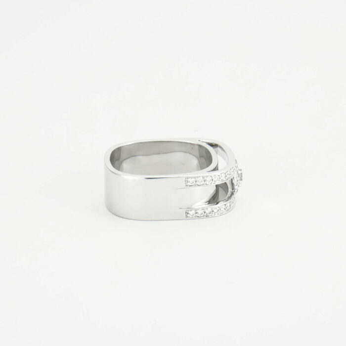 Bague Dinh Van Capucine Or Blanc – Image 4