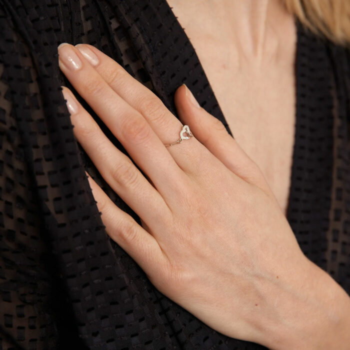 DINH VAN – Bague Double Coeurs – Image 3