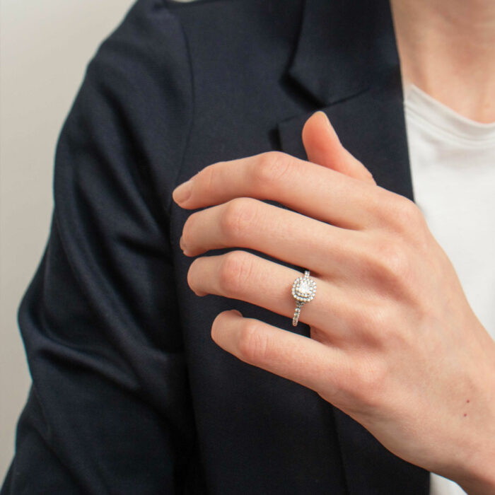 Bague Tiffany & Co. Soleste Diamant – Image 3