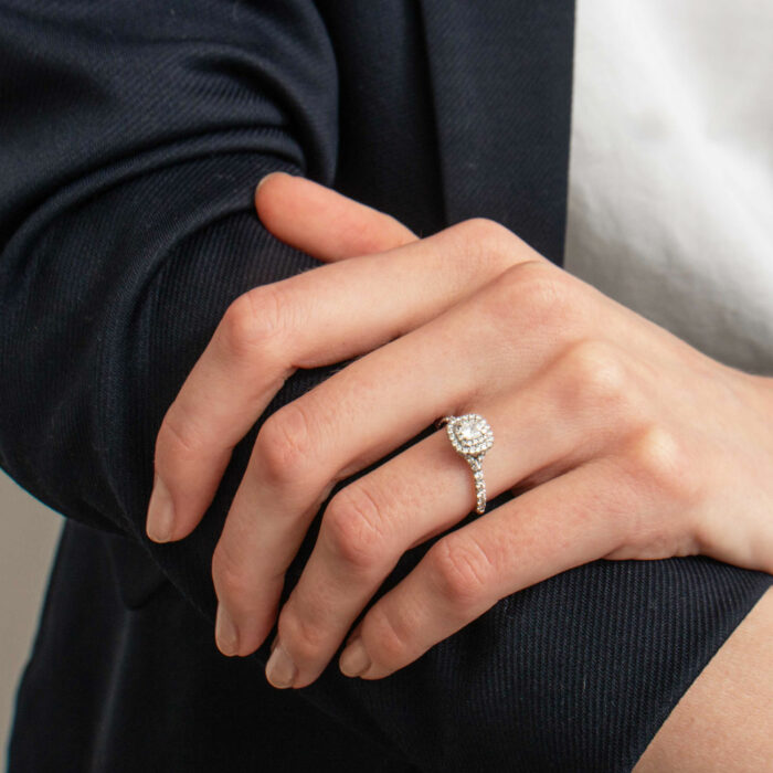 Bague Tiffany & Co. Soleste Diamant – Image 2