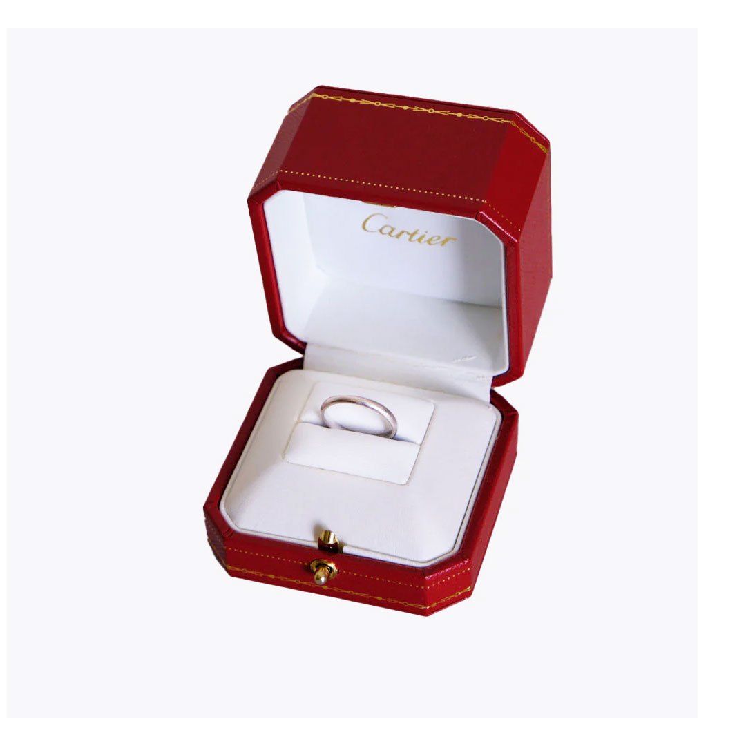 Bague Alliance Platine Cartier