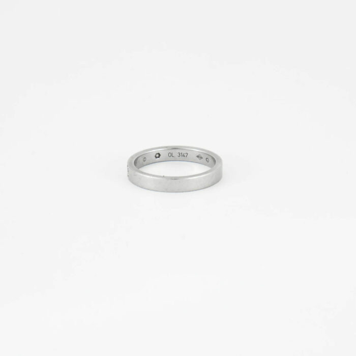 Bague C de Cartier - Or Blanc – Image 4