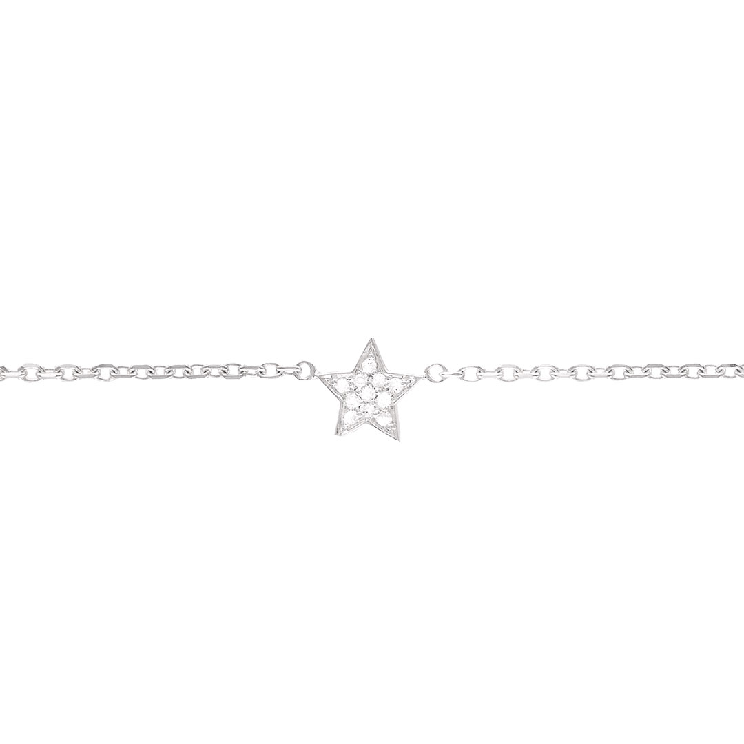 bracelet étoile diamant