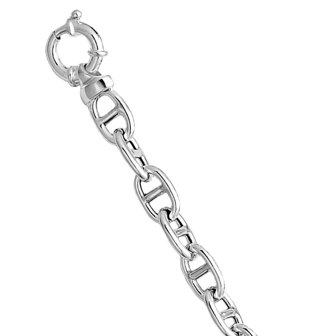 bracelet-marine-11mm-argent-19cm Bracelet Chaîne Marine