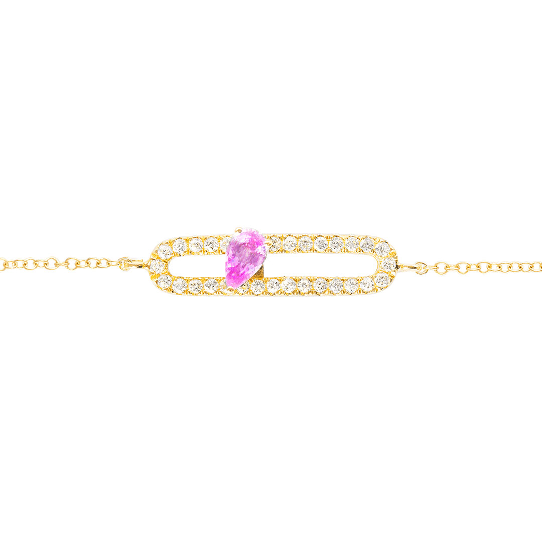 bracelet saphir diamant