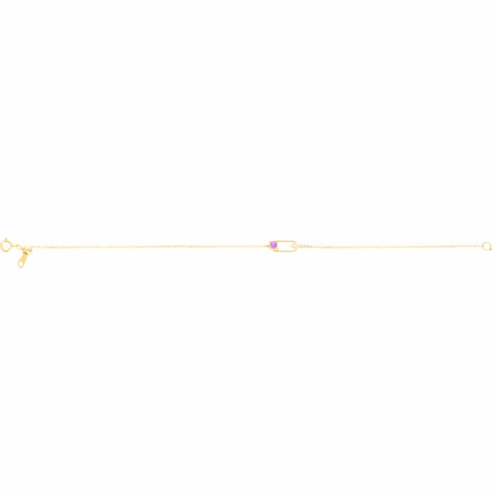 Bracelet Cerise - Saphir Rose Or Diamants – Image 2