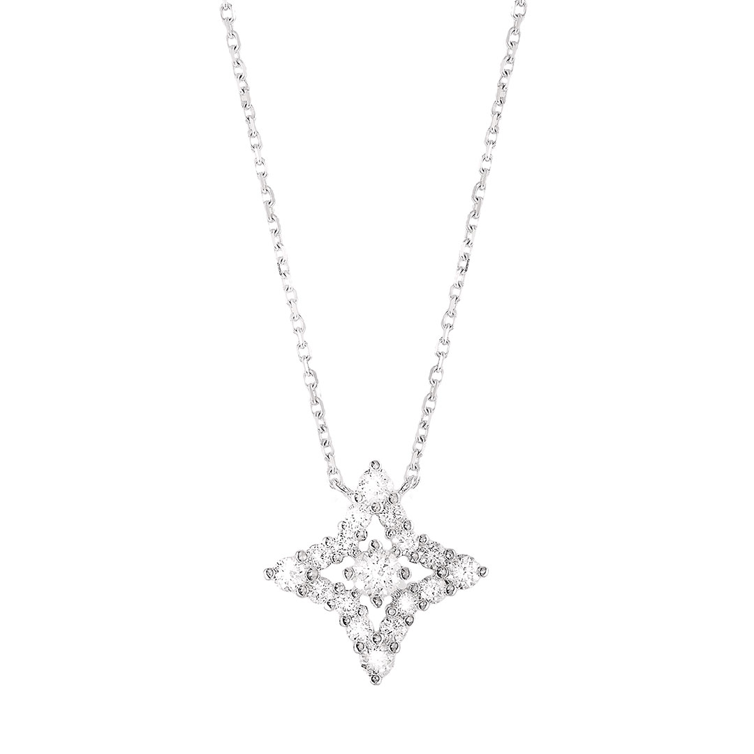 collier étoile diamant