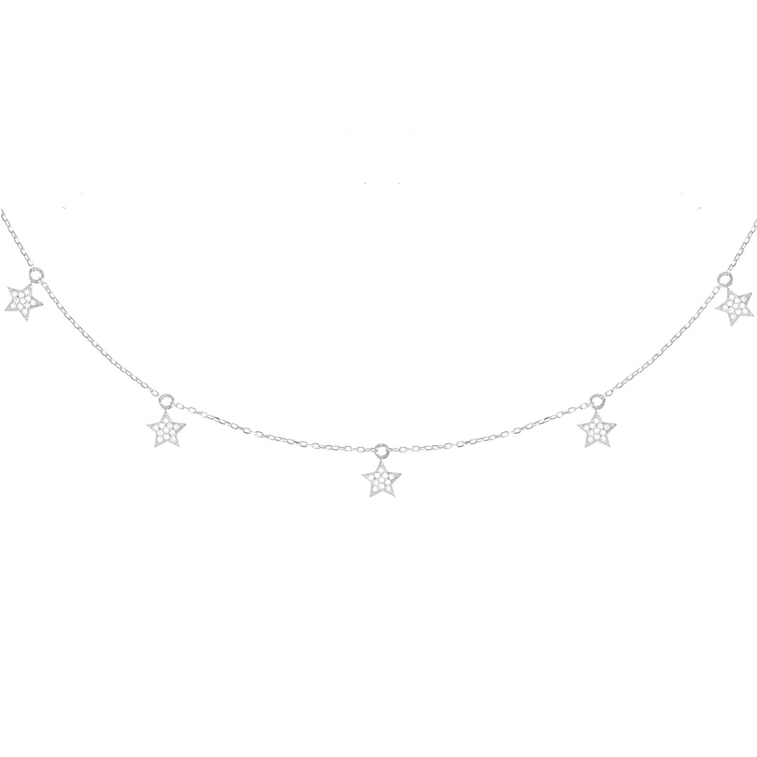 collier pampilles étoile diamant