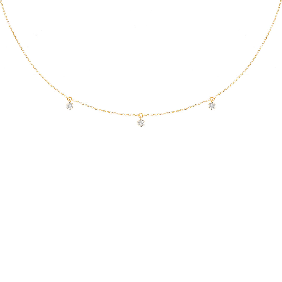 collier pampilles diamant