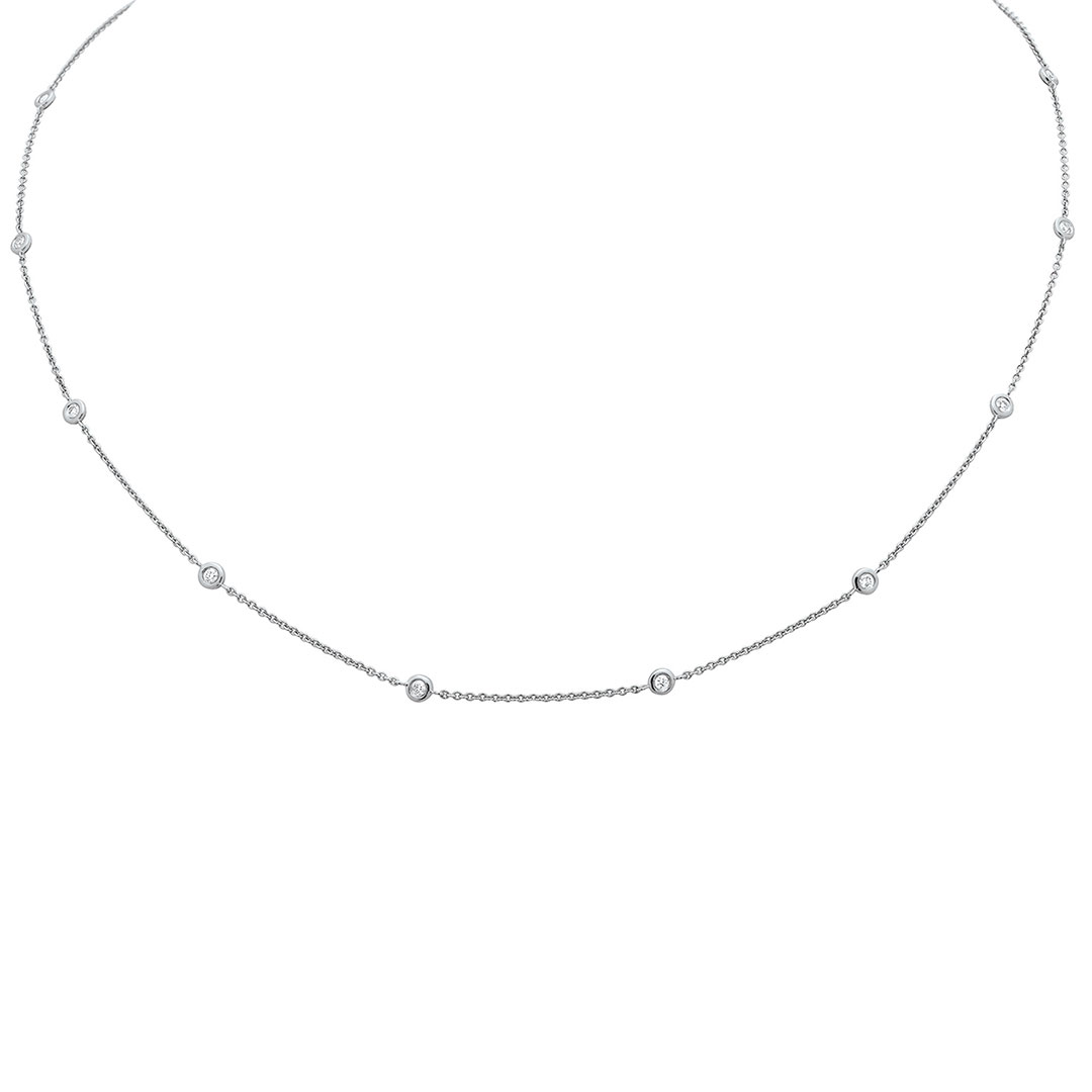 collier tennis diamant