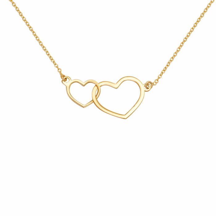Collier Double Coeur