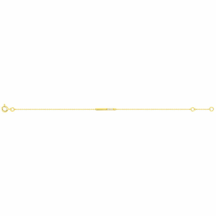 Bracelet Dalile - Trois Diamants Or – Image 2