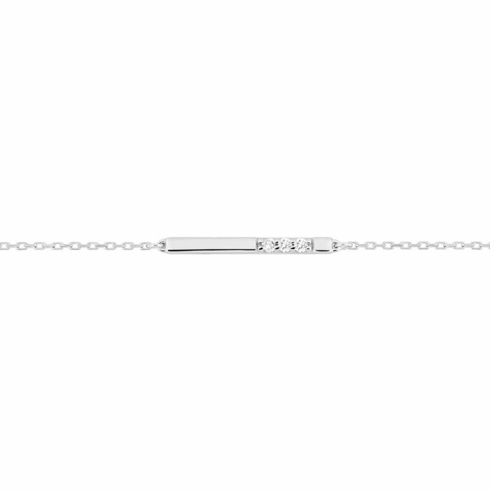 Bracelet Dalile - Trois Diamants Or
