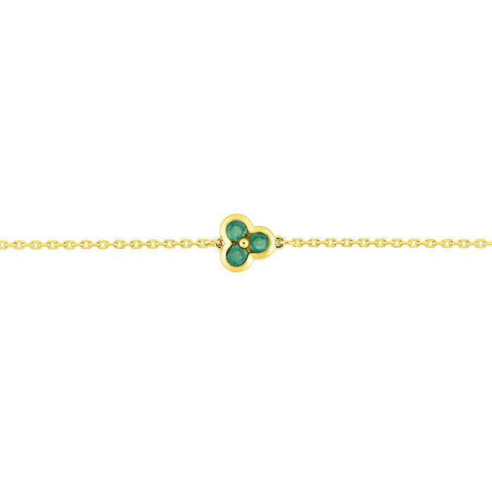 Bracelet Trio Emeraude