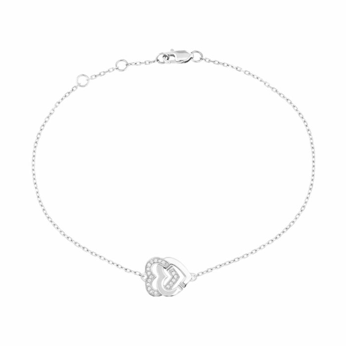 DINH VAN – Bracelet Double Cœurs R10