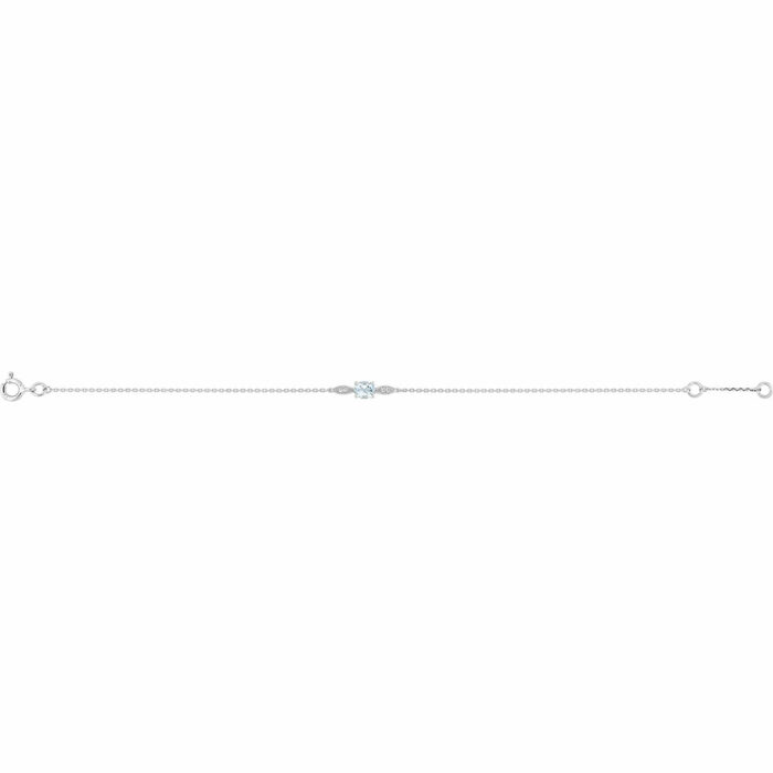 Bracelet Athena - Aigue-Marine Diamants Or Blanc – Image 2