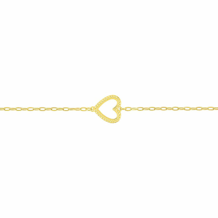 Bracelet Coeur d'or #5