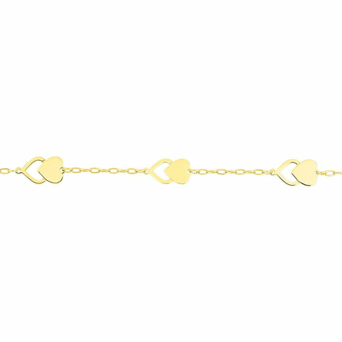 Bracelet Coeur d'or #4